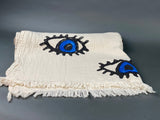 Evil Eye Printed Peshtemal Towel